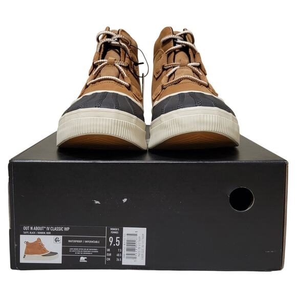 Sorel Out N About IV Classic Waterproof Duck Boots Size US 9.5 Taffy Brown/Black - Picture 7 of 7